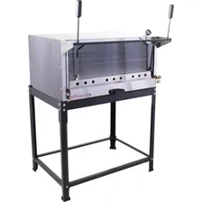 Forno Refratário Pizza A Gás 1,100x1,100 + 2 Grades+ Luz Foto  mini 1