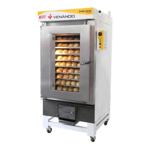 Forno Turbo A Lenha Ciclone 10 Esteiras Venâncio Fclt10 Foto 1
