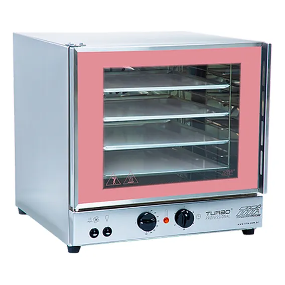 Forno Turbo Elétrico Analógico Fetp Rosa 3040w 4 Assadeiras 220v Foto 1