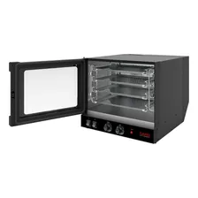 Forno Turbo Elétrico Saro 220v Preto Com 4 Esteiras Foto mini 3