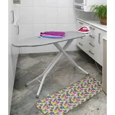 Forro Capa Tábua Passar Roupa Térmico Ajustável Aluminiza Cor Cinza Espuma Foto mini 2