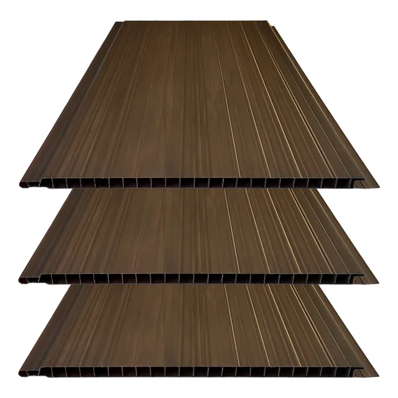 Forro De Pvc Plus 6m2 - Mogno Foto 1