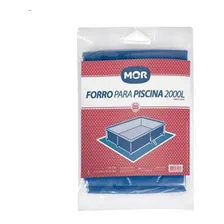 Forro Para Piscina 2000 Litros Mor Standard Em Ráfia Azul Foto mini 2
