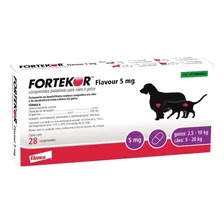 Fortekor Flavour 5 Novartis Cães E Gatos 28 Comprimidos Foto mini  2