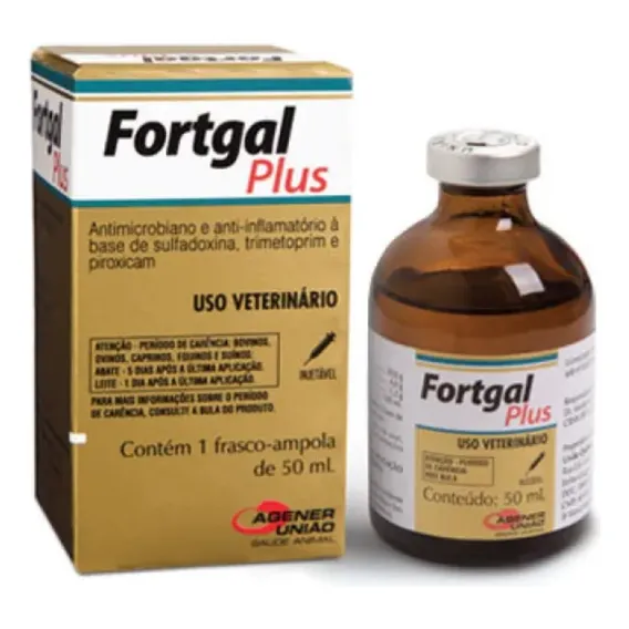 Fortgal Plus 50ml Injetável Para Uso Veterinário Foto 1