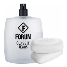 Forum Classic Jeans Unissex 100ml + 2 Sabonetes 80g Cada Foto mini 2