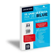 Fotolito Para Serigrafia Filme Azulado Jato De Tinta A4 C/50 Foto  mini 1