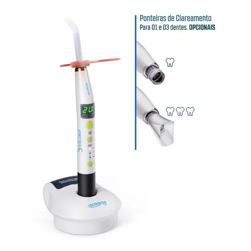 Fotopolimerizador Emitter C + Ponteiras Clareamento Schuster Foto 1