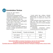 Fotosoquete Fotocélula Relé Iluminação Soquete E27 Exatron FTS0MP XC Iluminação Branco Foto mini  2