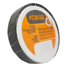 Foxlux 10.02 fita isolante de pvc 10m preta Foto mini 4