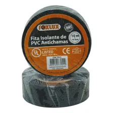 Foxlux 10.02 fita isolante de pvc 10m preta Foto mini 1
