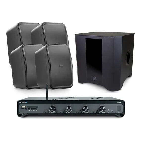 Frahm Som Ambiente Sub + Receiver + Caixas Outdoor Foto 1