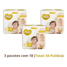 Fralda Descartável 3 Pacotes C/ 18 (total: 54 Fraldas) Xxxg Foto mini  3