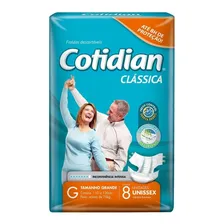 Fralda Descartável Adulta Clássica G Com 8 Unidades Cotidian Foto mini  2