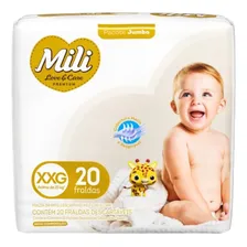 Fralda Descartável Love& Care Tam. Xxg 120- Mili Foto mini 2