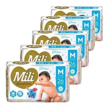Fralda Descartável Mili- Love& Care-tam: M- 130 Foto mini 1