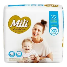 Fralda Descartável Mili Love & Care Tam: Xg 44 Fraldas Foto mini 1