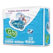 Fralda Geriátrica Adulto G Comfort Life Com 50 Unidades Tamanho Grande Foto  mini 1