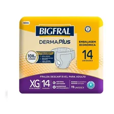 Fralda Geriátrica Bigfral Derma Plus Tamanho Xg - 4 Pacotes Foto mini  2