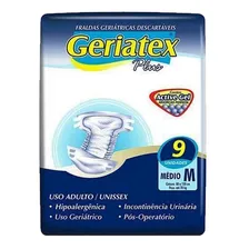 Fralda Geriátrica Geriatex Plus Tamanho M - 09 Unidades Foto mini 1