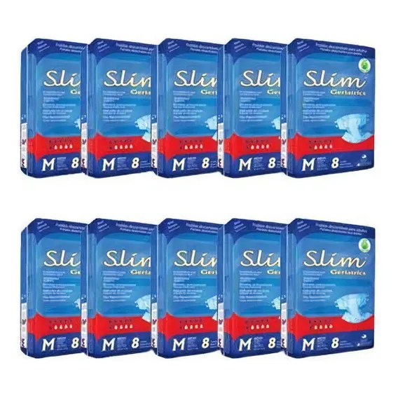 Fralda Geriátrica Slim Com Aloe Vera 70 Unidades Tamanho Eg Foto 1