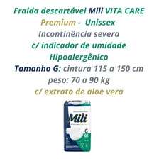 Fralda Geriatrica (uso Adulto)- Tam.g -40 Fraldas Tamanho G Foto mini  3