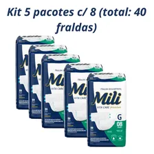 Fralda Geriatrica (uso Adulto)- Tam.g -40 Fraldas Tamanho G Foto mini  2