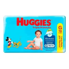 Fralda Huggies Tripla Proteção Hiper G 78 Unidades Foto mini 1
