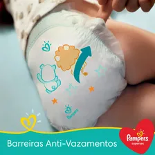 Fralda Infantil Pampers Supersec Mega 5 A 8 Kg P 42 Unidades Tamanho Pequeno (P) Foto mini  3