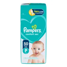 Fralda Pampers Confort Sec P 50 unidades Foto mini 4