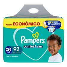 Fralda Pampers Confort Sec XG 92u Foto mini  2