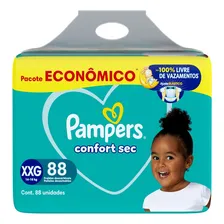 Fralda Pampers Confort Sec XXG 88u Foto  mini 1