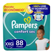 Fralda Pampers Confort Sec XXG 88u Foto mini 2