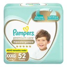Fralda Pampers Premium Care XXXG 52 unidades Foto mini 1