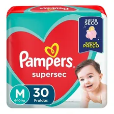 Fralda Pampers Supersec Tamanho M 30 Unidades Foto mini 1