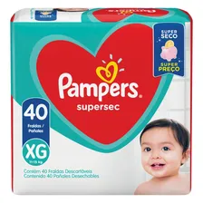 Fralda Pampers Supersec Xg 40 Unidades Foto mini  2