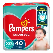 Fralda Pampers Supersec Xg 40 Unidades Foto  mini 1
