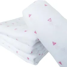 Fralda Pano Luxo Menina Estampada 100% Algodão Com 15 Cremer Foto mini  2