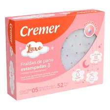 Fralda Pano Luxo Menina Estampada 100% Algodão Com 15 Cremer Foto mini 3