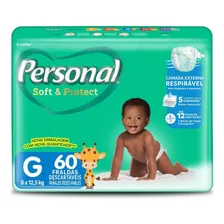 Fralda Personal Soft & Protect Pacote Hiper Tamanho G Foto mini  2
