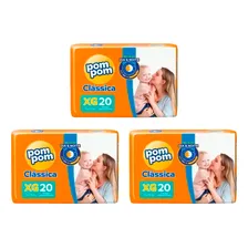 Fralda Pom Pom Classica Xg 20un Kit Com 3 Pacotes Foto mini 1