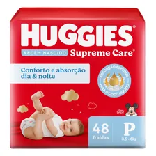 Fralda Supreme Care Fralda 48 unidades P Huggies Foto mini 1