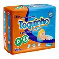 Fralda Toquinho De Gente Premium Tamanho P Com 96 Unidades Foto mini 1