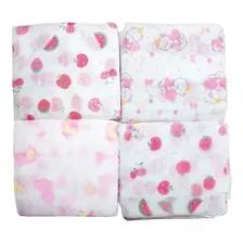 Fraldas De Pano Kit Com 10 Unidades 60x60cm Feminino Foto  mini 1
