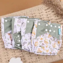 Fraldas Ecológicas Reutilizáveis Happy Flute - Kit 4 Und Foto mini 4