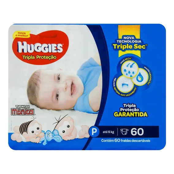 Fraldas Huggies P Foto 1