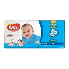 Fraldas Huggies Tripla Proteção M x 32 unidades Foto  mini 1