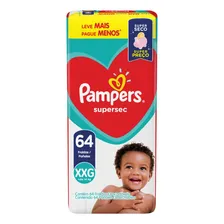Fraldas Pampers Supersec XXG 64 Unidades Foto  mini 1