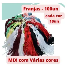 Franja NVK - Materiais para Artesanato Tassel Franja franjas Mix de cores 100un Foto mini 3