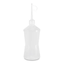 Frasco Almotolia Plástico 250ml Transparente Reto Bisnaga Foto mini 3